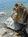 sel sur rochers de la mer Morte